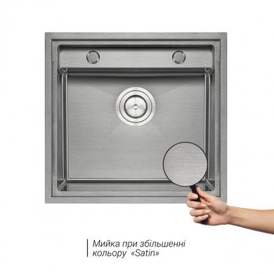 Кухонная мойка Qtap D5249 Satin 3.0/1.2 мм (QTD52493012)