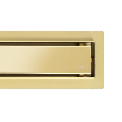 Душевой трап REA NEOX PRO 110х600 / золото (REA-G2743)