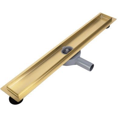 Душевой трап REA NEOX PRO 110х600 / золото (REA-G2743)