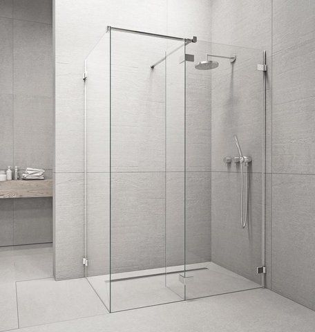 Душова стінка RADAWAY EUPHORIA WALK-IN W3 90х200 / профіль хром / скло прозоре (383131-01-01)
