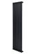 Вертикальний дизайнерський радіатор опалення ARTTIDESIGN Matera 7/1800 чорний матовий