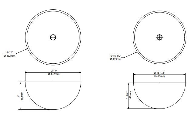 Раковина скляна KRAUS MULTI-COLOR LUNA (GV-650-19MM)