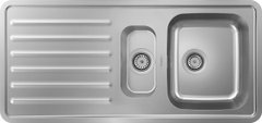 Hansgrohe Кухонная мойка S4111-F540 на столешницу 1075х505 с сифоном (43342800) Stainless Steel