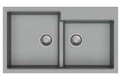 Кухонна мийка FABIANO NAVIO 86x50x2 Grey Metallic (8221.301.1089)