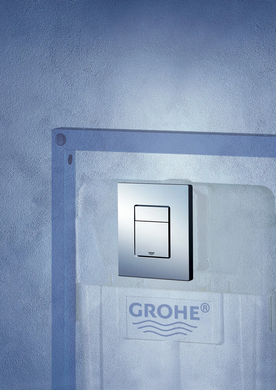 Клавіша змиву для унітазу GROHE SKATE COSMOPOLITAN S / біла глянцева (37535SH0)