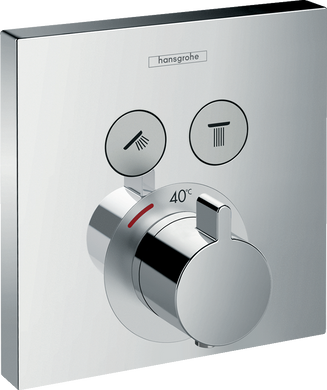 Термостат для ванни Hansgrohe ShowerSelect на 2 функції, хром (15763000)
