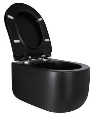 Комплект 4в1: Инсталляция для унитаза QTAP NEST ST + подвесной унитаз TAURUS ULTRA QUIET 490х360х380 + клавиша смыва SATIN (QT2433084EUQMB46179)