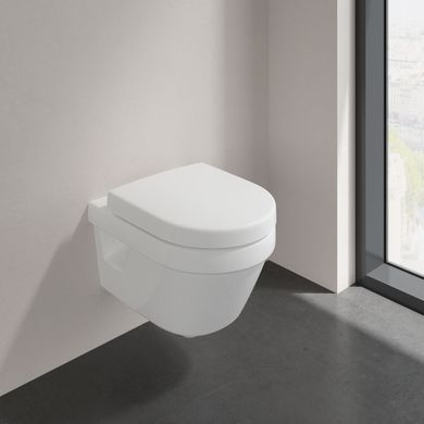 Подвесной унитаз VILLEROY & BOCH ARCHITECTURA DIRECTFLUSH + сиденье SOFT CLOSING (4687HR01)