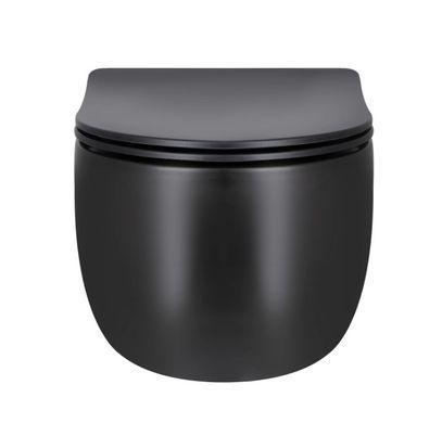 Комплект 4в1: Инсталляция для унитаза QTAP NEST ST + подвесной унитаз TAURUS ULTRA QUIET 490х360х380 + клавиша смыва SATIN (QT2433084EUQMB46179)