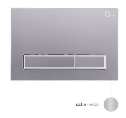 Комплект 4в1: Инсталляция для унитаза QTAP NEST ST + подвесной унитаз TAURUS ULTRA QUIET 490х360х380 + клавиша смыва SATIN (QT2433084EUQMB46179)