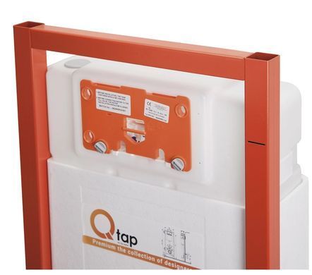 Комплект 4в1: Инсталляция для унитаза QTAP NEST ST + подвесной унитаз TAURUS ULTRA QUIET 490х360х380 + клавиша смыва SATIN (QT2433084EUQMB46179)