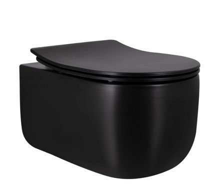 Комплект 4в1: Инсталляция для унитаза QTAP NEST ST + подвесной унитаз TAURUS ULTRA QUIET 490х360х380 + клавиша смыва SATIN (QT2433084EUQMB46179)