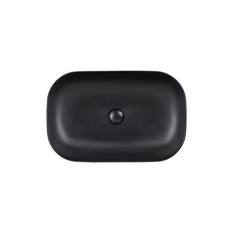 Раковина QTAP ROBIN 39х60 / чорна / донний клапан (QT132143PMBMB)