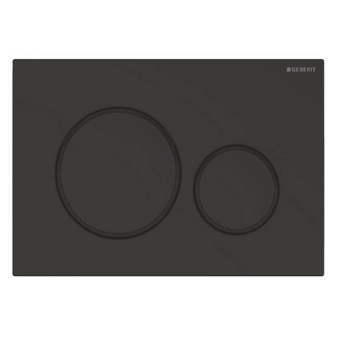 Клавиша смыва для унитаза GEBERIT SIGMA 20 / черная матовая (115.882.16.1)
