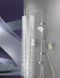 Душова система KLUDI FIZZ DUAL SHOWER SYSYTEM без смесителя, с верхним и ручным душем, хром 6709105-00