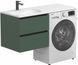 Тумба подвесная MIRAGGIO LUMO / лес зеленый + раковина LAKE 1250 L (8815240)