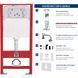 Инсталляция для унитаза GROHE RAPID SLX (39596000)
