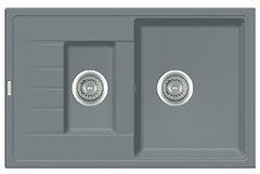 Кухонная мойка Fabiano Classic 78x50x15 Grey Metallic (8221.201.0069)