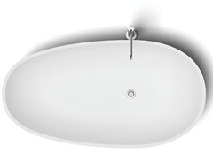 Ванна з штучного каменю Agape Spoon M 160х85.4х48 см окремостояча, білий (AVAS1093ZZ), 160x85,4, 1600, 160x85,4, 854