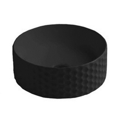 Раковина керамічна 40 см Artceram Esagono, black glossy (OSL013 03; 00)