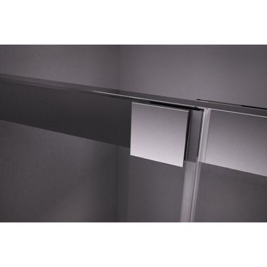 Душевая дверь RAVAK Matrix MSD2-100 L двухэлементная, раздвижная, левая 1000 мм h1950, профиль сатин, стекло TRANSPARENT 0WLA0U00Z1