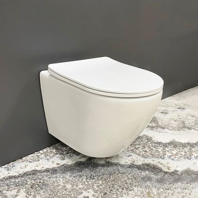 Подвесной унитаз VBI CAPRI WHITE + сиденье SOFT CLOSE (VBI-020100)