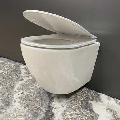 Подвесной унитаз VBI CAPRI WHITE + сиденье SOFT CLOSE (VBI-020100)