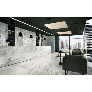 Керамограніт NOVABELL IMPERIAL IMP-82RT CALACATTA BIANCO SILK RET