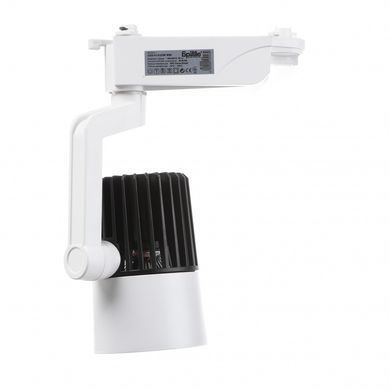 Світильник трековий поворотний LED 415/25W WW WH/BK COB