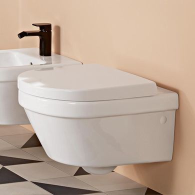 Подвесной унитаз VILLEROY & BOCH ARCHITECTURA DIRECTFLUSH + сиденье SOFT CLOSE (4694HR01)