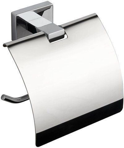 Тримач для туалетного паперу з кришкою VBI MERCURY CHROME (VBI-040213CH)