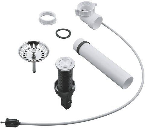 Сливной гарнитур для кухонной мойки GROHE PUSH-TO-OPEN / хром (40986SD0)
