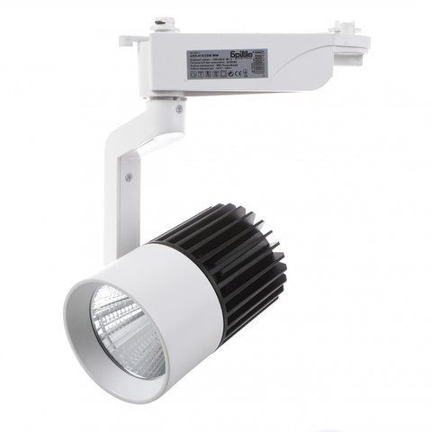 Світильник трековий поворотний LED 415/25W WW WH/BK COB