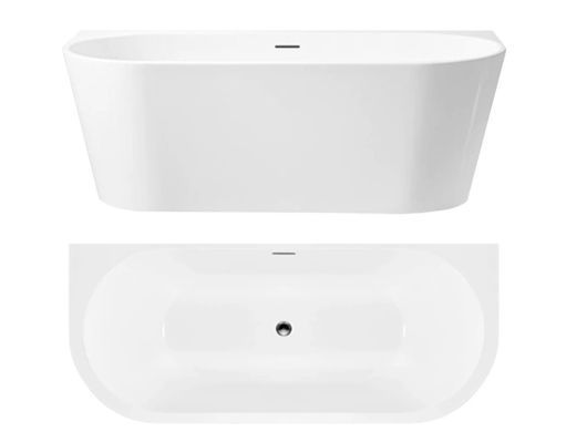 Ванна акрилова REA CAPRI 150х75 + сифон + пробка CLICK-CLACK (REA-W9800)