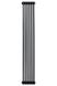 Вертикальные дизайнерские радиаторы отопления ARTTIDESIGN Bari II 6/1800 черный матовый
