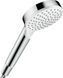 HANSGROHE Ручной душ CROMETTA 100 1JET ECOSMART 9л/мин WHITE/CHROME (26333400)