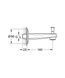 Вилив для ванни GROHE BAUCONTEMPORARY + перемикач (13254000)