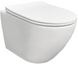 Подвесной унитаз VBI CAPRI WHITE + сиденье SOFT CLOSE (VBI-020100)