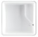 Ванна акриловая отдельностоящая HAFRO BOLLA Q SFIORO 190х190 белая, глянцевая, цифровая, аэромассажная (2BOA4N5)