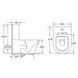 Напольный унитаз VOLLE LIBRA + сиденье SLIM SOFT CLOSE (13-41-506)