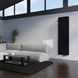 Радіатор ISAN ORI ELEKTRO 1790X490 RAL9005 Підключення нижнє по центру