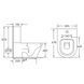 Напольный унитаз VOLLE LIBRA + сиденье SLIM SOFT CLOSE (13-41-506)