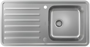 Hansgrohe Кухонна мийка S4113-F400 на стільницю 975х505 з сифоном automatic (43338800) Stainless Steel