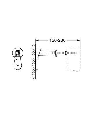 Комплект креплений для инсталляции GROHE RAPID SL (3855800M)