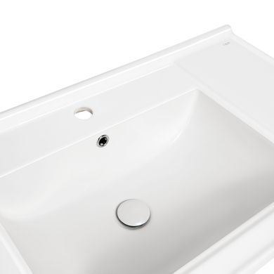 Раковина QTAP ALBATROSS Q 50х100 / донний клапан (QT01115100QW)