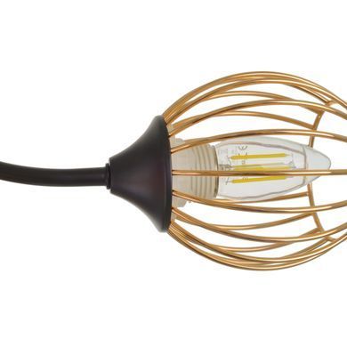 Люстра лофт стельова в зал E27 60W BK (BL-967C/5)