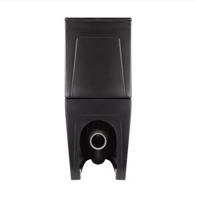Напольный унитаз QTAP ROBIN ULTRA QUIET MATT BLACK + сиденье SOFT CLOSE (QT13226083AMB)