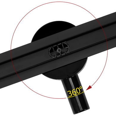 Трап для душа REA NEO SLIM PRO BLACK 90 (REA-G8903)