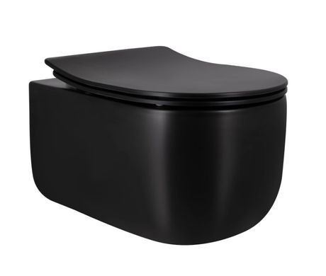 Комплект 4в1: Інсталяція для унітазу QTAP NEST ST + підвісний унітаз TAURUS ULTRA QUIET 490х360х380 + клавіша змиву SATIN (QT2433084EUQMB46182)