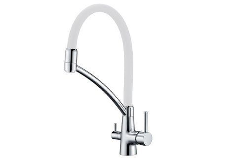 Смеситель кухонный FABIANO FKM 31.10 CHROME WHITE (8231.403.0061)